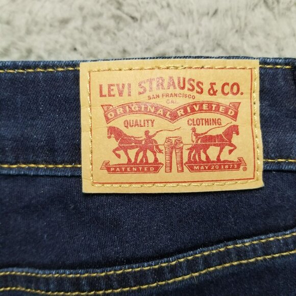 Levis Jeans Womens 27 Blue 721 High Rise Skinny Stretch Denim - Picture 9 of 13